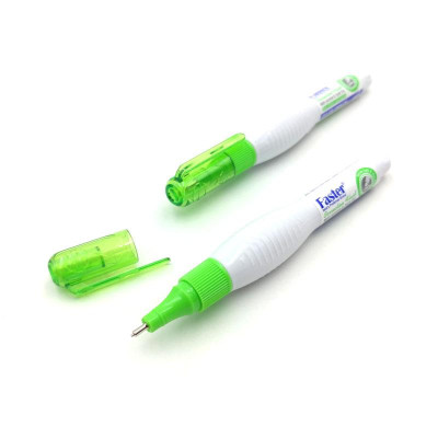 Vỉ 2 Bút Xóa - Faster CF-F-725-2 - Trắng - Xanh Lá