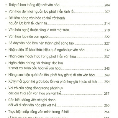 Những Thông Điệp Về Văn Hóa