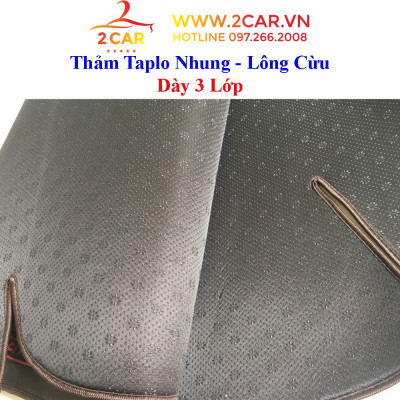 Thảm taplo nhung xe Toyota Veloz Cross 2022, 2023 - 3 lớp chống nóng tốt, chống trơn trượt, vừa khít theo xe