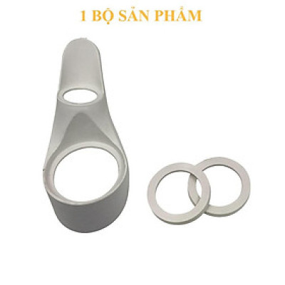 Đế độ loa 3 way cột chữ A gắn loa mid 10cm, treble 6cm chất liệu nhựa ABS trắng giá đỡ loa cột A tweter