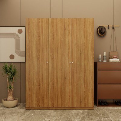 [Happy Home Furniture] SCANDINA, Tủ quần áo 3 cánh mở ,150cm x 60cm x 201cm ( DxRxC), TCM_088