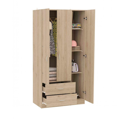 Tủ quần áo hiện đại bằng gỗ cao cấp SMLIFE Cybele