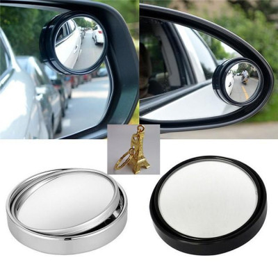 Bộ 2 gương cầu kính lồi, chiếu hậu xóa điểm mù xe hơi, ô tô, xe tải tăng độ an toàn khi tham gia giao thông GIÁ TỐT