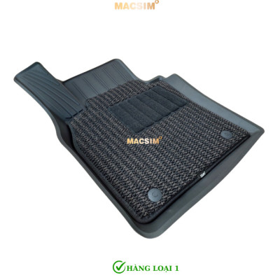 Thảm lót sàn ô tô 2 lớp cao cấp dành cho xe Mazda 3 2020-2024+ nhãn hiệu Macsim 3w chất liệu TPE