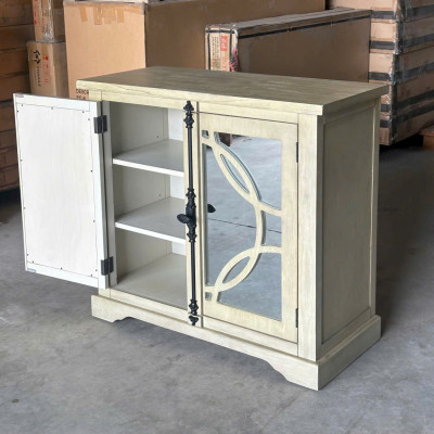 Tủ bếp, tủ trang trí 2 cánh mở SM15CT Tundo KT Ngang 102 x Sâu 46 x Cao 91 / cm