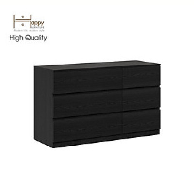 [Happy Home Furniture] OLA, Tủ đựng đồ 6 ngăn kéo, 120cm x 45cm x 72cm ( DxRxC), THK_090