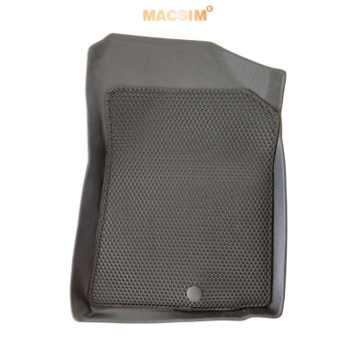 Thảm ô tô(sd1)2 lớp dạng lưới lục giác màu đen cho xe Kia cerato 2019-nay - bề mặt cao su siêu sạch