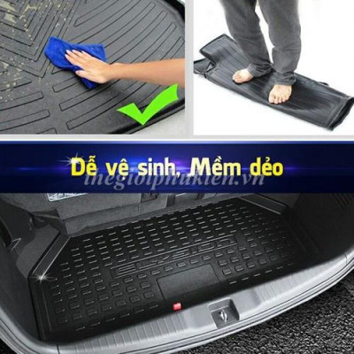 Lót Cốp Nhựa Dẻo Theo Xe dành cho Suzuki XL7 2020-2021, XL-7 Cao Cấp Chống Nước