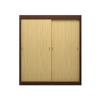TỦ QUẦN ÁO GỖ CÔNG NGHIỆP 2 CÁNH CỬA LÙA OHAHA - CL024