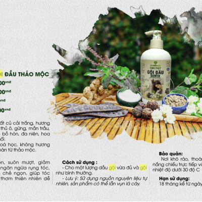 TINH CHẤT GỘI ĐẦU THẢO MỘC MẸ KEN-Chai 250ml