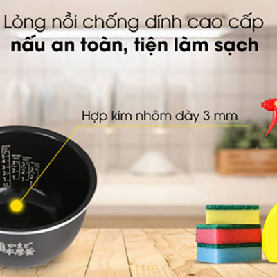 Nồi cơm cao tần Toshiba RC-10IX1PV (1 Lít)- Hàng Chính Hãng