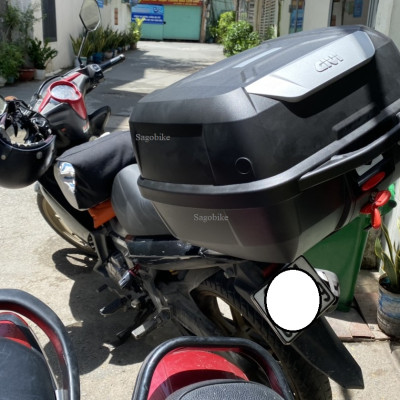 Thùng xe Exciter 135, thùng Givi E43NTL và baga givi Exciter 135
