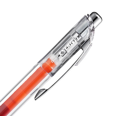 Bút Gel Energel Infree 0.5 mm - Pentel BLN75TL-F - Mực Cam