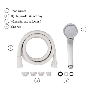Vòi sen tắm WS có nút dừng Takagi (JSB121AS)
