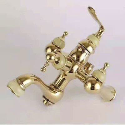 Sen cây mạ vàng tắm đứng chính hãng GROVES nhập khẩu nóng lạnh đính đá ngọc GS 8766