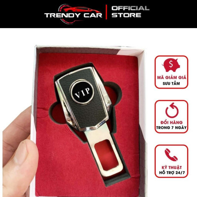 Chốt Cài Dây An Toàn ô tô Vinfast (hỗ trợ cắm nối tiếp) logo Các dòng Xe, Đai Ngắt Chuông Ô Tô, loại cải tiến