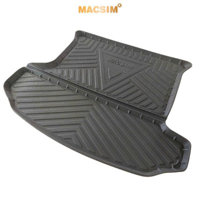 Lót cốp (qd) xe ô tô Skoda Kodiaq 2017-2023 7 seat, thương hiệu Macsim chất liệu TPV cao cấp màu đen cốp loai tốt , dày dặn 