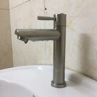 Vòi lavabo lạnh KG56 cao cấp dùng cho chậu rửa mặt inoxsus304 - Hàng chính hãng