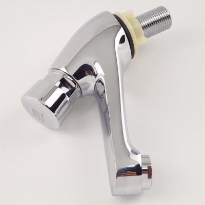 Vòi Lavabo lạnh nhấn hơi Eurolife EL-119 (Trắng bạc)