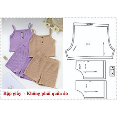 Rập giấy bộ thun dây mã R473