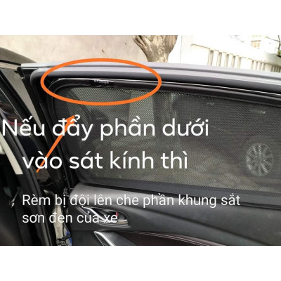 Rèm Che Nắng Xe Hyundai Santafe 2008-2102 Hàng Loại 1 MR Ô TÔ