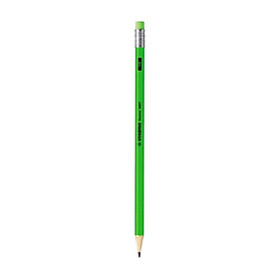 Bút chì gỗ STABILO Swano 4907 HB, có đầu tẩy - Xanh lá