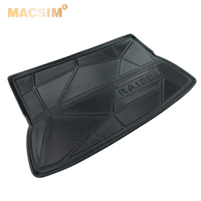 Thảm lót cốp xe ô tô Toyota Raize qd 2021+ nhãn hiệu Macsim chất liệu TPV cao cấp màu đen