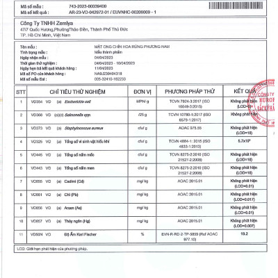 Combo Mật ong  rừng Phương Nam 100% mật ong chín Honimore 990g