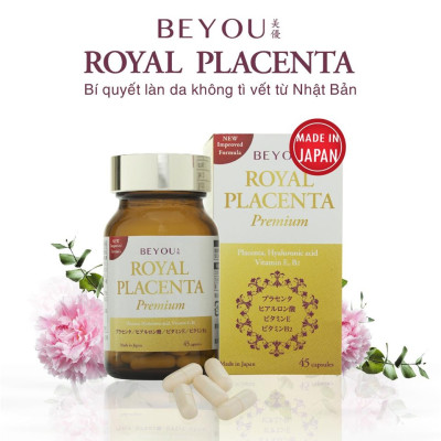 Thực phẩm chức năng trắng da, giảm sạm, nám, tàn nhang Beyou Royal Placenta
