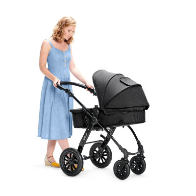 Bộ xe đẩy Kinderkraft Moov 2in1 cho bé từ 0 tháng tuổi trở lên - Gồm Xe đẩy, xe nôi - Chính hãng
