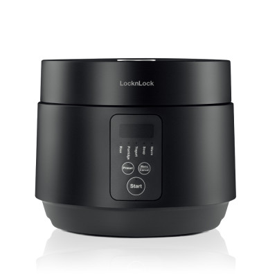 Nồi cơm điện Locknlock EJR346BLK (Giữ ấm 24h - 5 chế độ nấu - lòng nồi chống dính) 1.2 Lít - Black - Hàng chính hãng