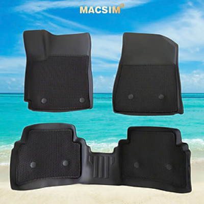 Thảm 2 lớp (sd3) dạng lưới lục giác cho Hyundai Venue 2023+ bề mặt cao su siêu sạch nhãn hiệu Macsim