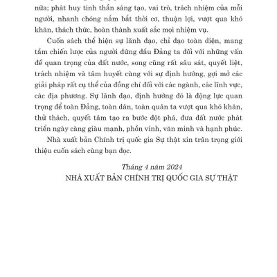 Xây dựng Đảng và hệ thống chính trị trong sạch, vững mạnh góp phần thực hiện thắng lợi nghị quyết Đại hội XIII của Đảng - bản in 2024