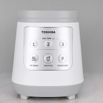 Máy xay sinh tố đa năng Toshiba BL-70PR1NV - Dung tích 1.5L - 2 cối - Chức năng xay đá- Công suất 700W - Hàng chính hãng, bảo hành 12 tháng, chất lượng Nhật Bản