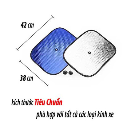 Bộ 6 Tấm Chắn Nắng Ô tô, Che Nắng Xốp Tròn Dày Dặn chống nóng xe hơi