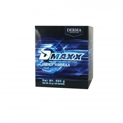 DMAXX thức uống bổ sung vitamin năng lượng có đường DAMODE 18 gói dùng thử màu xanh