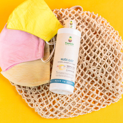 Nước giặt quần áo hữu cơ Fuwa3e an toàn cho bé chuyên giặt lụa hương cam 500ml