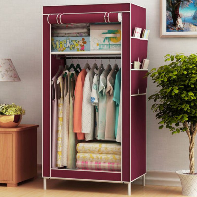 Tủ Quần Áo Cải Tiến Thế Hệ Mới, Tủ Vải Quần Áo 3 Buồng 8 Ngăn 1,7m Cao Cấp
