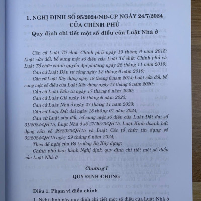 Các văn bản hướng dẫn thi hành Luật Nhà ở năm 2023