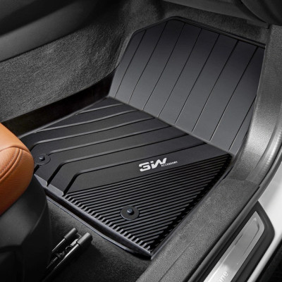Thảm lót sàn xe ô tô BMW X3 ( BMW X4 G20F98) 2013 - 2018 Nhãn hiệu Macsim 3W chất liệu nhựa TPE đúc khuôn cao cấp - màu đen