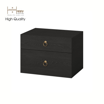 [Happy Home Furniture] WESLEY, Táp đầu giường - 2 hộc kéo ,  56cm x 40cm x 40cm ( DxRxC), THK_049