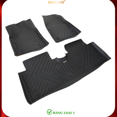 Thảm lót sàn xe ô tô BYD ATTO 3 2024+ Nhãn hiệu Macsim chất liệu nhựa TPE cao cấp màu đen