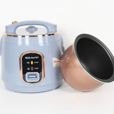 Nồi Cơm Điện SRAPP SH-NC128 1.2 Lít - Màu Ngẫu Nhiên - Hàng Chính Hãng
