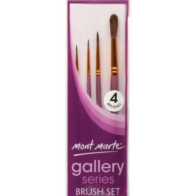 Set Bộ cọ vẽ màu nước Mont Marte Gallery Brush Set Watercolour