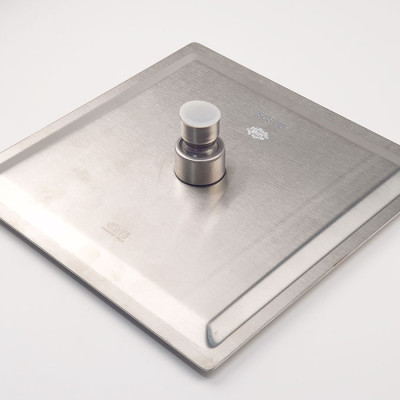 Đài sen tắm Inox SUS 304 Eurolife vuông EL-DSV20 (Trắng vàng)