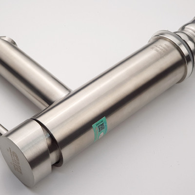 Vòi lavabo nóng lạnh Inox SUS 304 Eurolife EL-1202 (Trắng vàng)