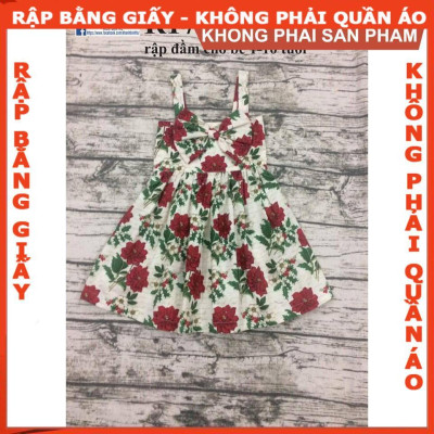 Rập giấy A0  đầm bé gái  mã R171 (BẢN VẼ)