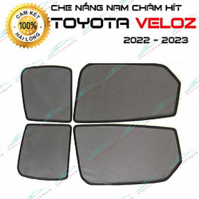 Rèm che nắng xe Toyota Veloz 2022, có hít nam châm, chuẩn khít theo xe hàng cao cấp