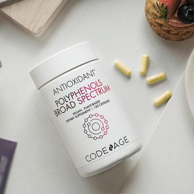 Viên uống chống nắng Codeage Polyphenols Broad Spectrum (120 viên)