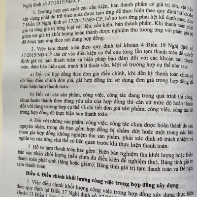 Hướng Dẫn Một Số Nội Dung Về Hợp Đồng Trong Xây Dựng